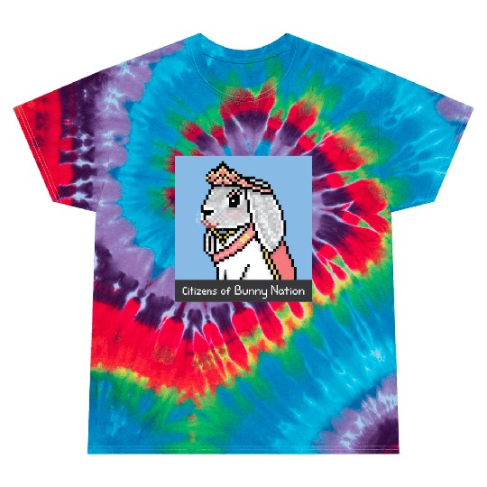 Citizens of Bunny Nation NFT #30 Artwork Tie Dye T Shirts