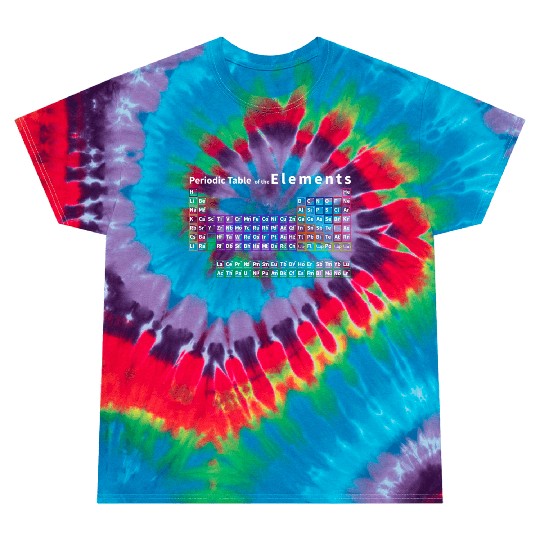 Periodic Table Complete Periodic Table Of Elements Tie Dye T Shirts