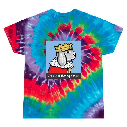 Citizens of Bunny Nation NFT #5 Artwork Tie Dye T Shirts