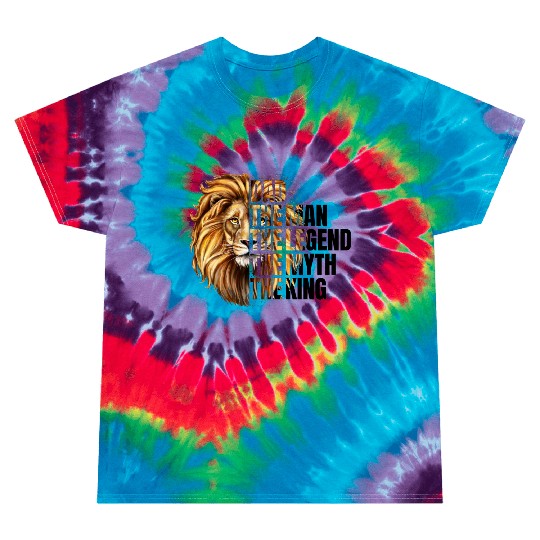 The Man the Legend Lion Tie Dye T Shirts