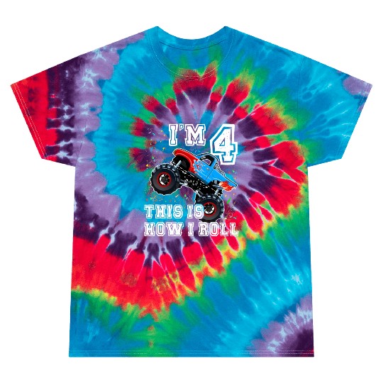 Monster Trucks 4Th Party 4 Tie Dye T Shirts