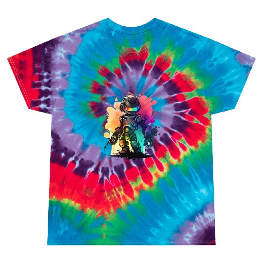 Retro Robot Cute Robotic Engineer Technology Tie Dye T Shirts