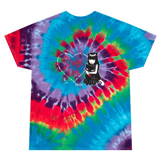 Emily The Strange Strange Love Tie Dye T Shirts