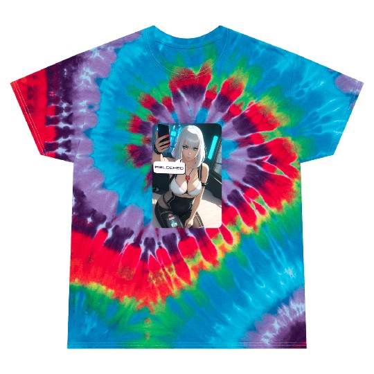 Cyberpunk Waifu Influencer Design 1 Tie Dye T Shirts