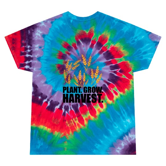 Wheat Farmer Plant Grow Harvest Tie Dye T Shirts