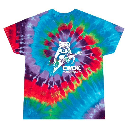 New Ewok And Roll Guitar Funny Tie Dye T Shirts