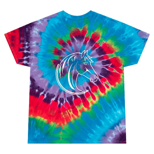 Horse Equine Pony Tie Dye T Shirts