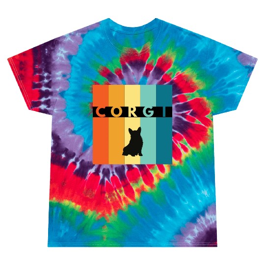 Corgi Tie Dye T Shirts