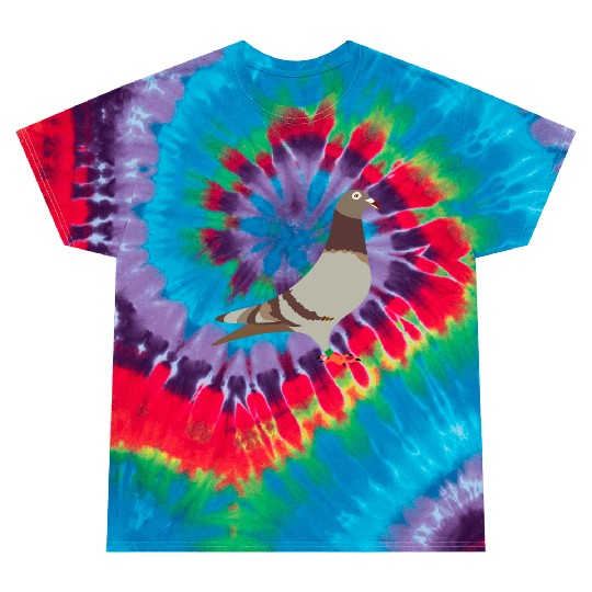 Red brown racing pigeon logo for racing pigeon ent Tie Dye T Shirts