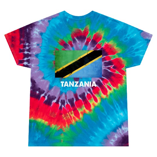 Tanzania Flag Tanzanian Tie Dye T Shirts