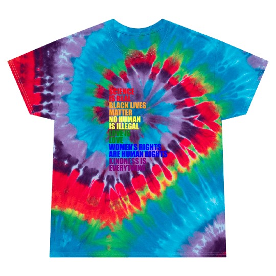 Science Is Real Tie Dye T Shirts