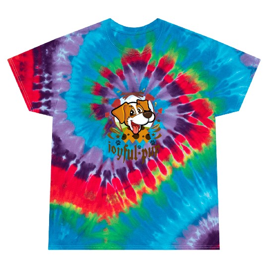 joyful pup Tie Dye T Shirts