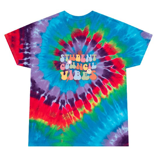Student Council Vibes, Back To School Tie Dye T Shirts