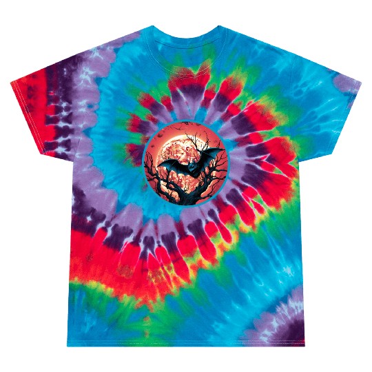 Bats Bat Fruit Bats Halloween Tie Dye T Shirts