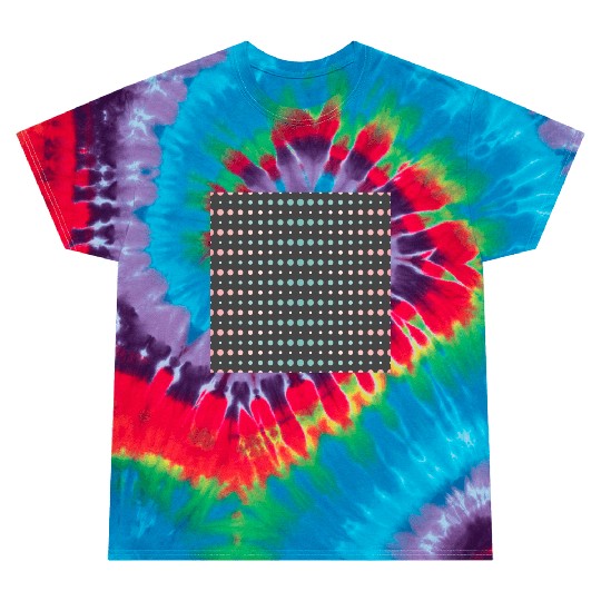Vintage Polka Dots Pattern Design Tie Dye T Shirts