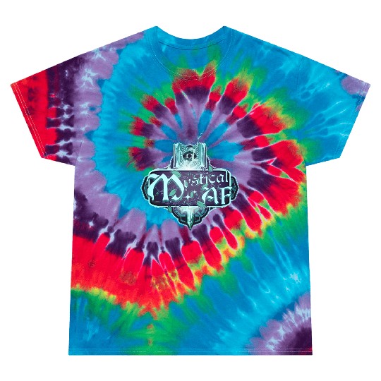 Mystical AF Spell Book and Mystic Eye Tie Dye T Shirts