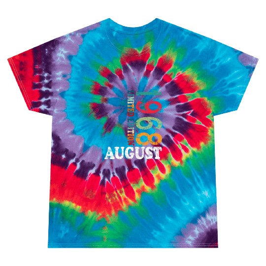 august 1968 Anniversary august 1968 august Tie Dye T Shirts