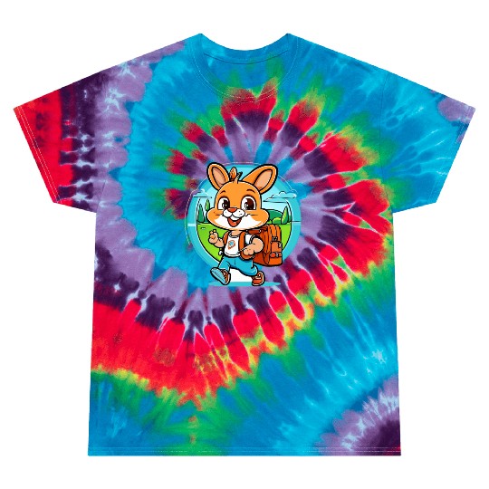Back to school animals Tie Dye T Shirts