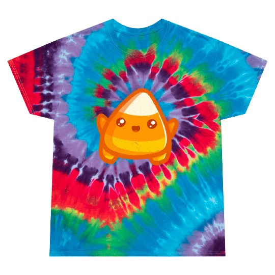 Super Cute Candy Corn Kawaii Candy Corn Tie Dye T Shirts