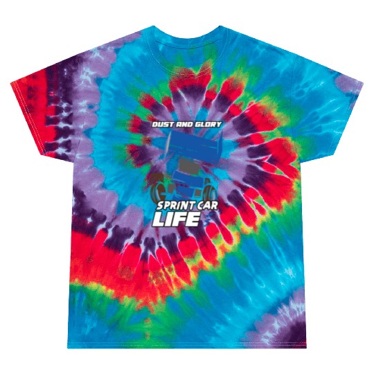 Sprint Car Mom Dirt Track Racing Racing Race Day Tie Dye T Shirts