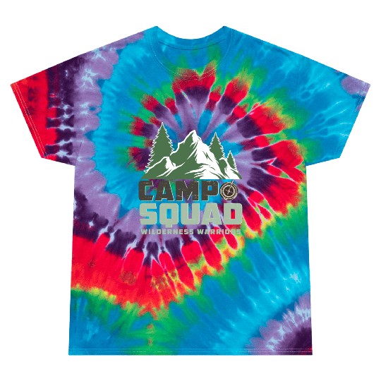 CAMP SQUAD WILDERNESS WARRIORS Tie Dye T Shirts