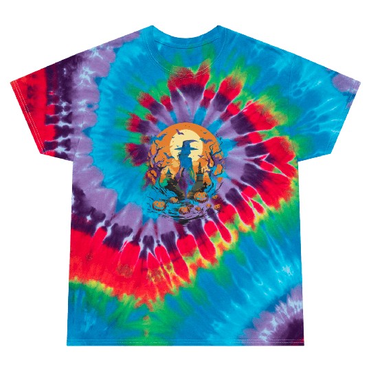 Embrace the Magic Halloween Witch Tie Dye T Shirts