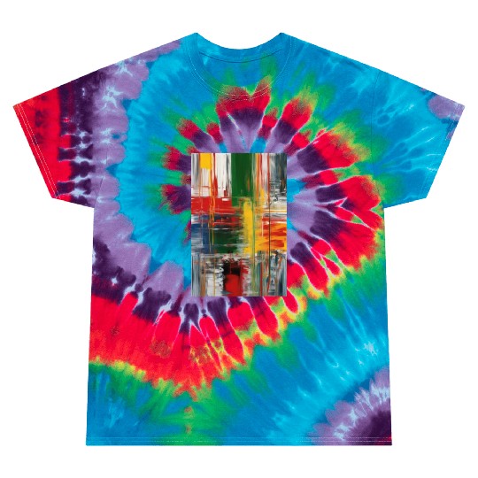 Colorful Abstract Painting Tie Dye T Shirts
