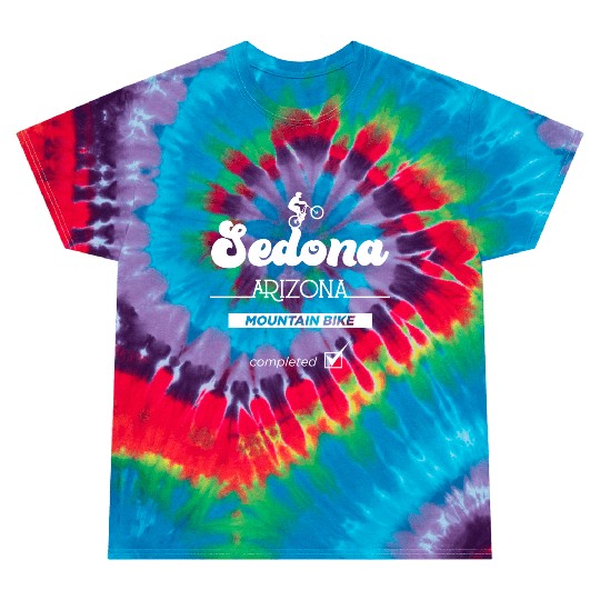 Sedona Arizonna Mountain Biking Tie Dye T Shirts
