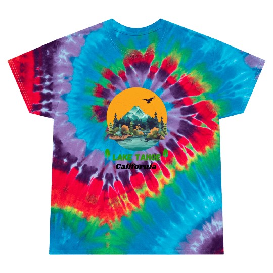 Lake Tahoe California Tie Dye T Shirts