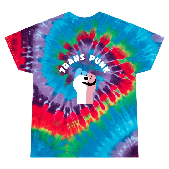 Trans Punk Transgender Pride Tie Dye T Shirts