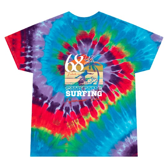 Surfing summer vibes Tie Dye T Shirts