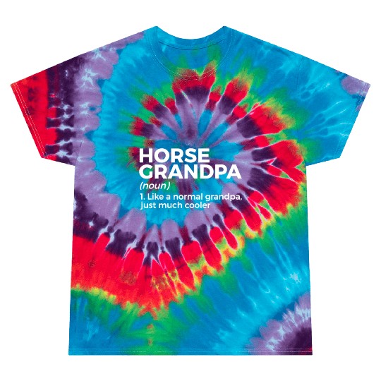womens horse grandpa definition horse lover v neck Tie Dye T Shirts
