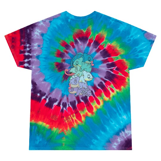 Neptunic Flag Pride Lgbtq Cute Chameleon Pile Tie Dye T Shirts