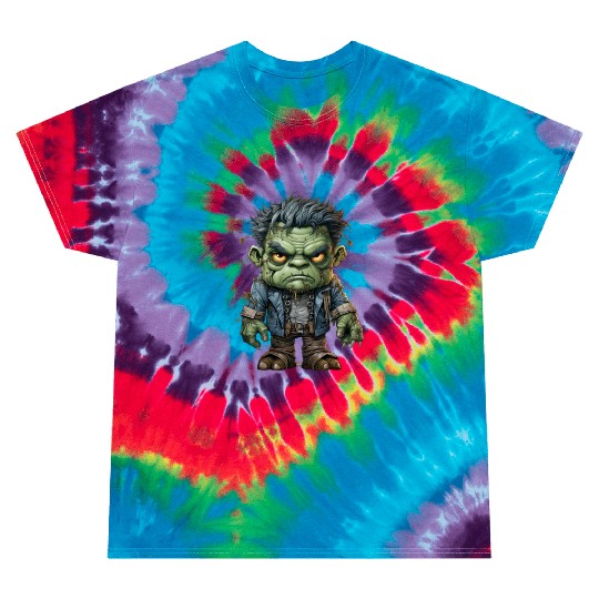 Halloween Frankie's Playful Monster Mash Tie Dye T Shirts