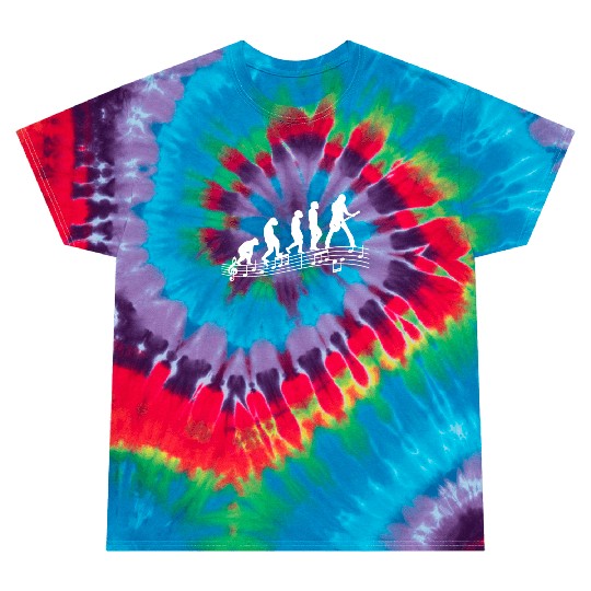 Guitarist E-Guitar Acoustic-Guitar Evolution Tie Dye T Shirts