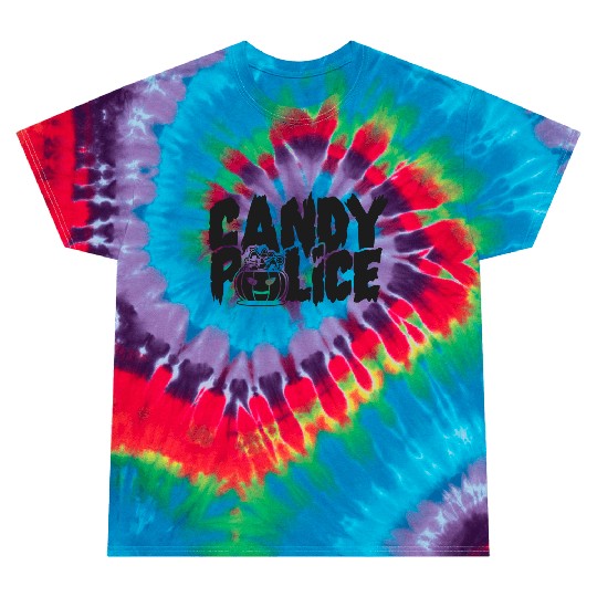 Candy Police Funny Halloween Tie Dye T Shirts