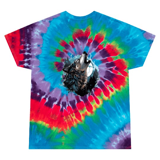 Bark at the moon Tie Dye T Shirts