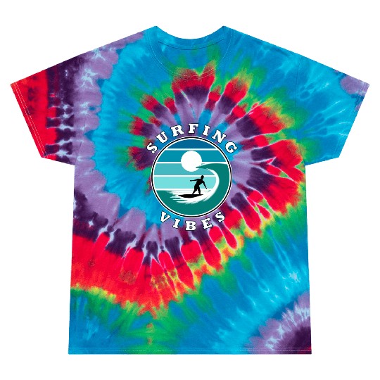 Surfing Vibes – retro 2 - Surfer Tie Dye T Shirts