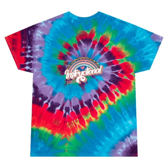 Coach Tie Dye T Shirts, Instructional Coach Tie Dye T Shirts, Gift For