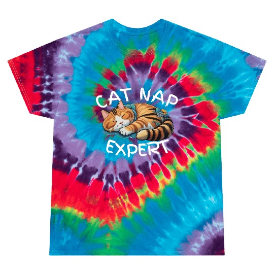 Cat Nap Expert Tie Dye T Shirts