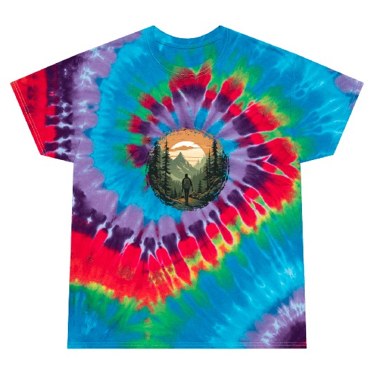 Forest nature trekking adventure Tie Dye T Shirts