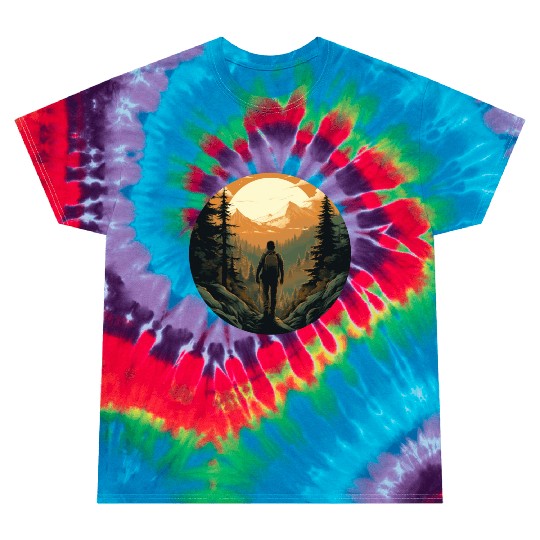 Forest nature trekking adventure Tie Dye T Shirts
