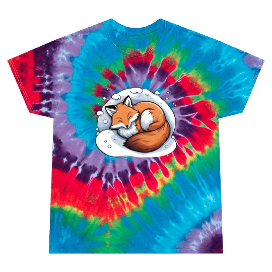 Sleepy Fox Tie Dye T Shirts