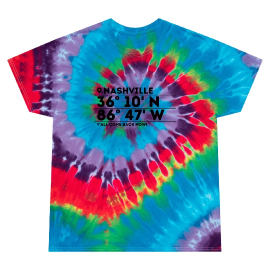 Nashville: Music City, USA Tie Dye T Shirts
