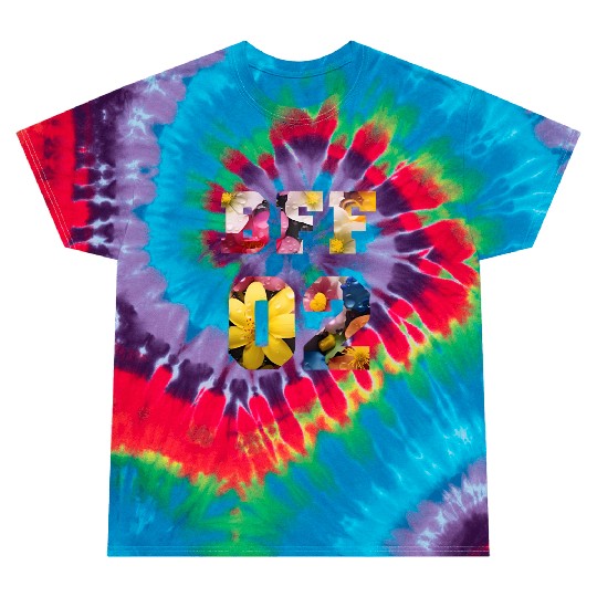 Flower Best Friends for 3 - BFF 02 Tie Dye T Shirts