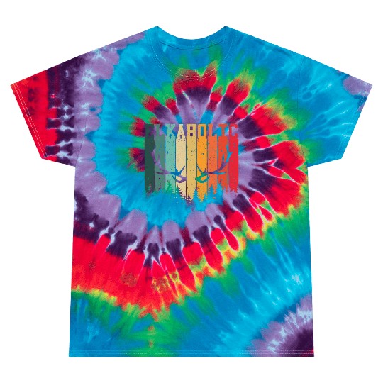 Elk Hunting Elkaholic Hunters Tie Dye T Shirts