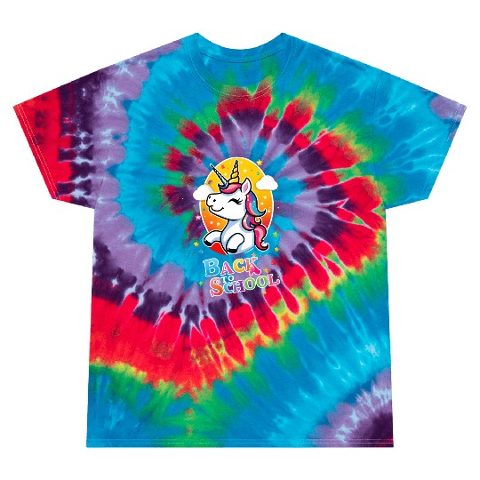 Unicorn Back To School Tie Dye T Shirts