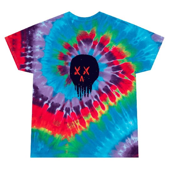 Eternal Embrace - Gothic Skull Tie Dye T Shirts