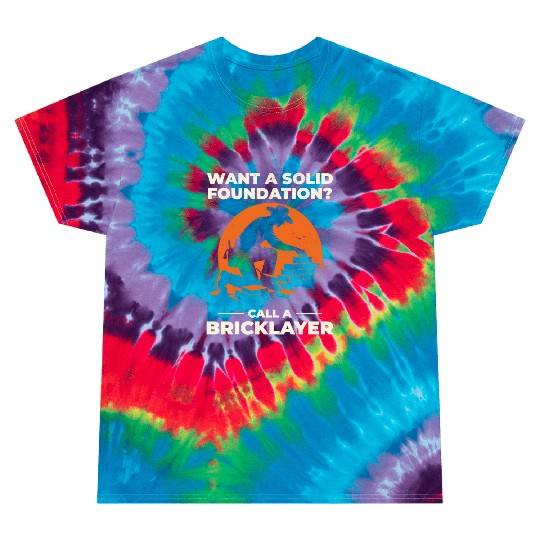 Bricklayer Brick Mason Masonry Brickwork Builder Tie Dye T Shirts