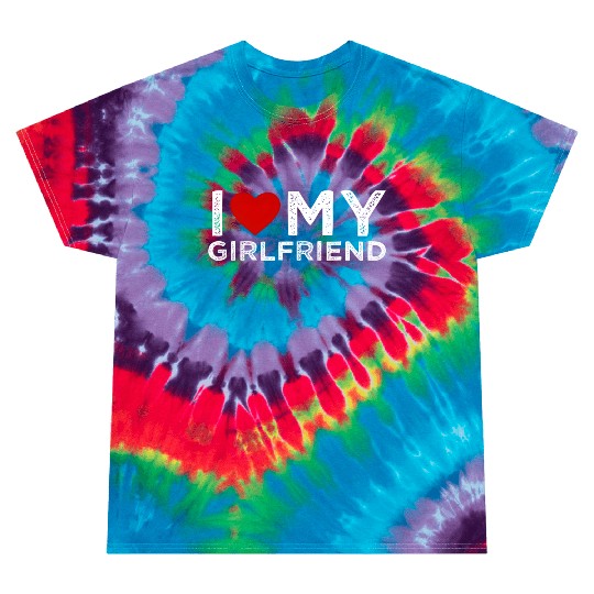 I Love My Friend I He My Friend I Love My Gf Tie Dye T Shirts